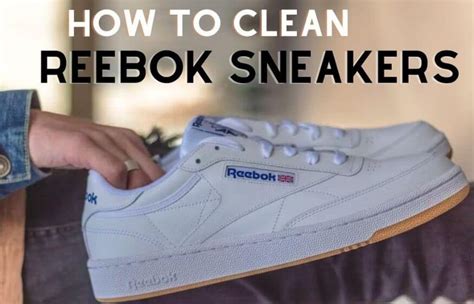 how to clean reebok sneakers.